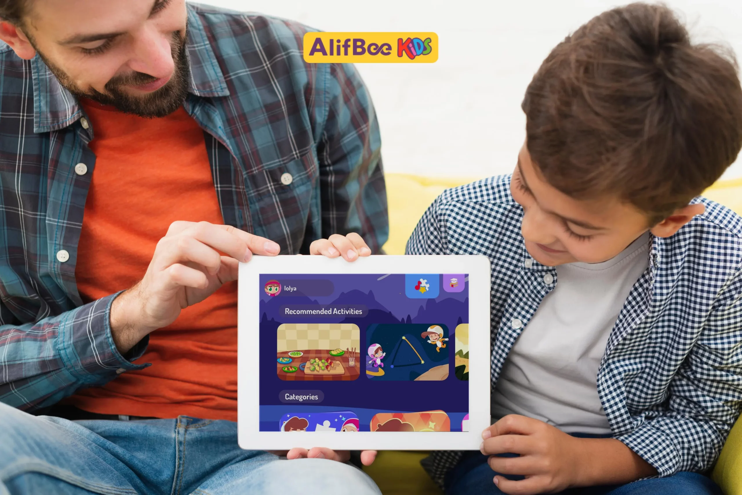 Interactive Arabic Games for Kids in AlifBee Kids EN