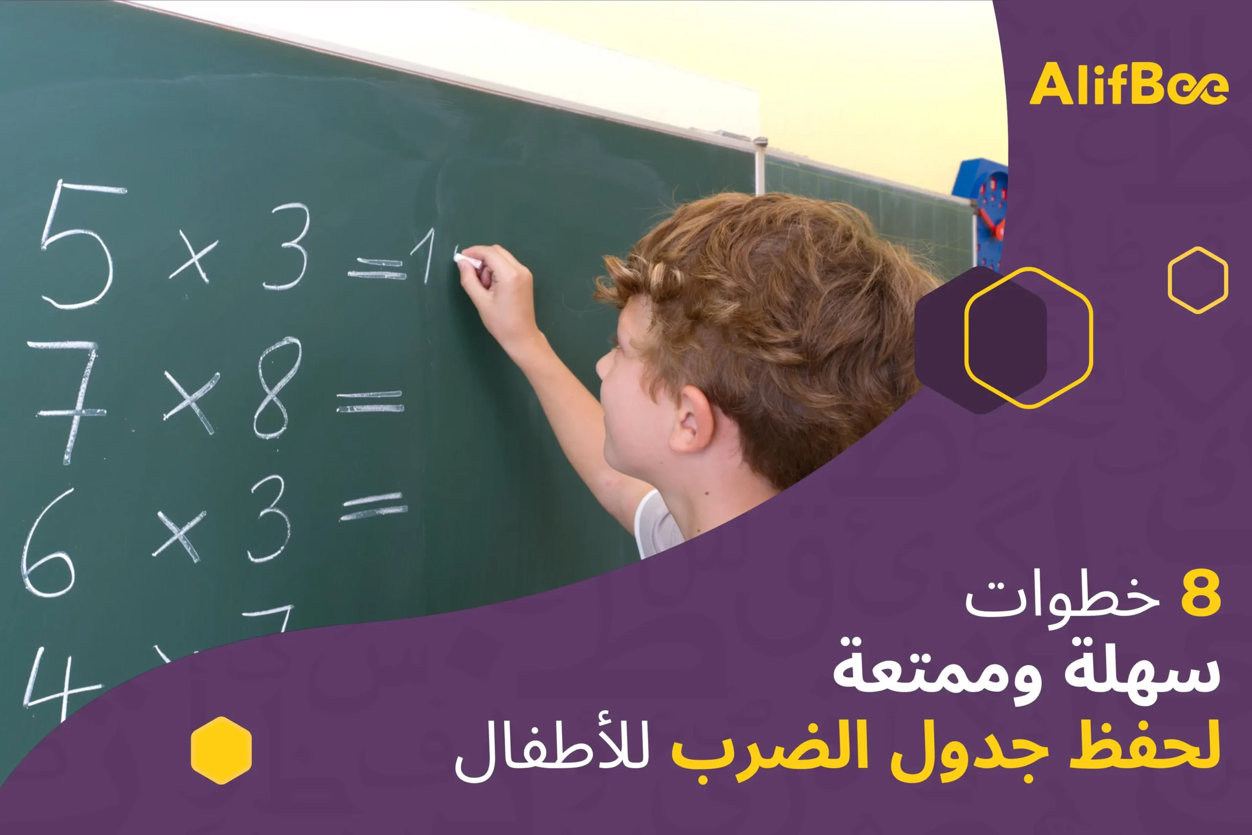 _8 خطوات سهلة وممتعة لحفظ جدول الضرب للأطفال