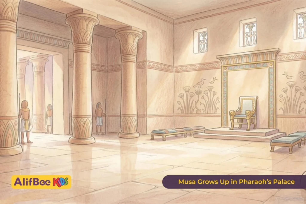 Musa Grows Up in Pharaoh’s Palace