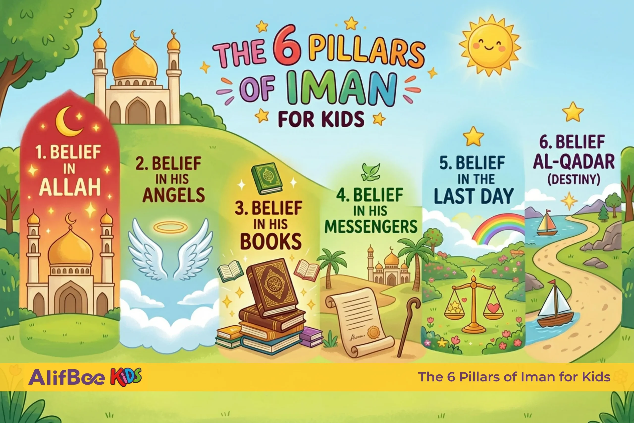 The 6 Pillars of Iman for Kids