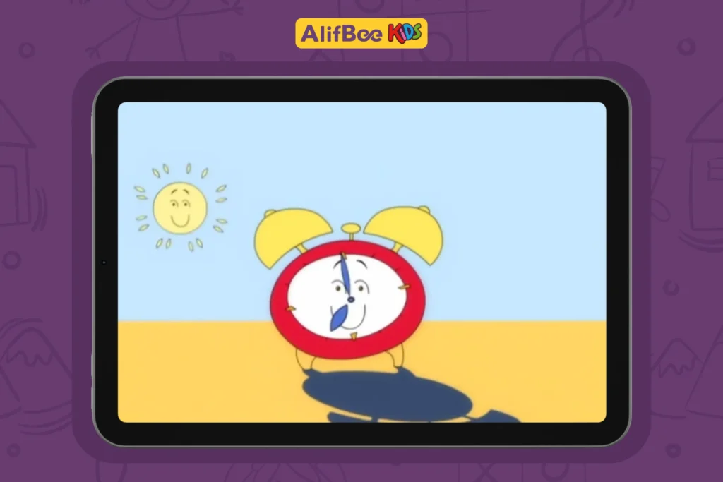 تعليم الساعة للأطفال 2