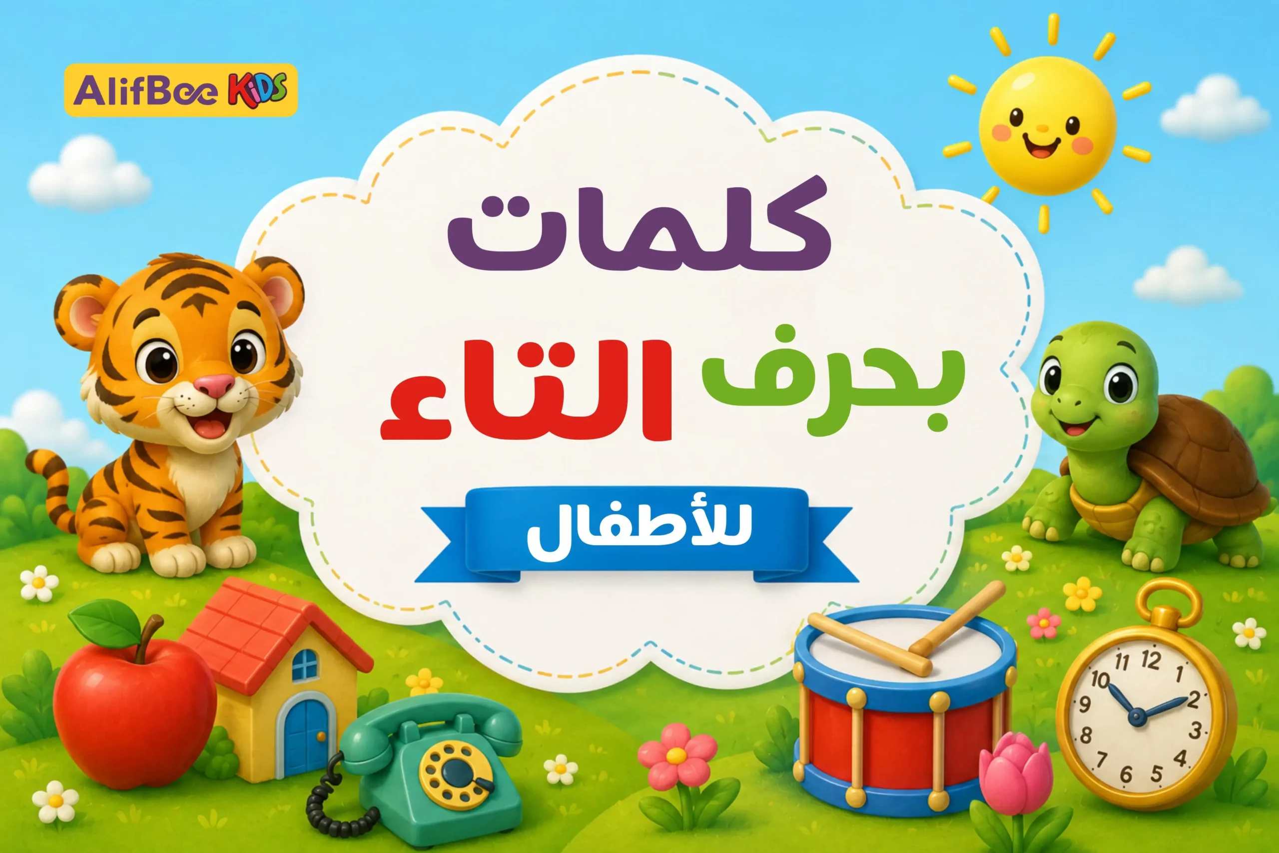 أفضل كلمات بحرف التاء للأطفال للتعلم والمرح