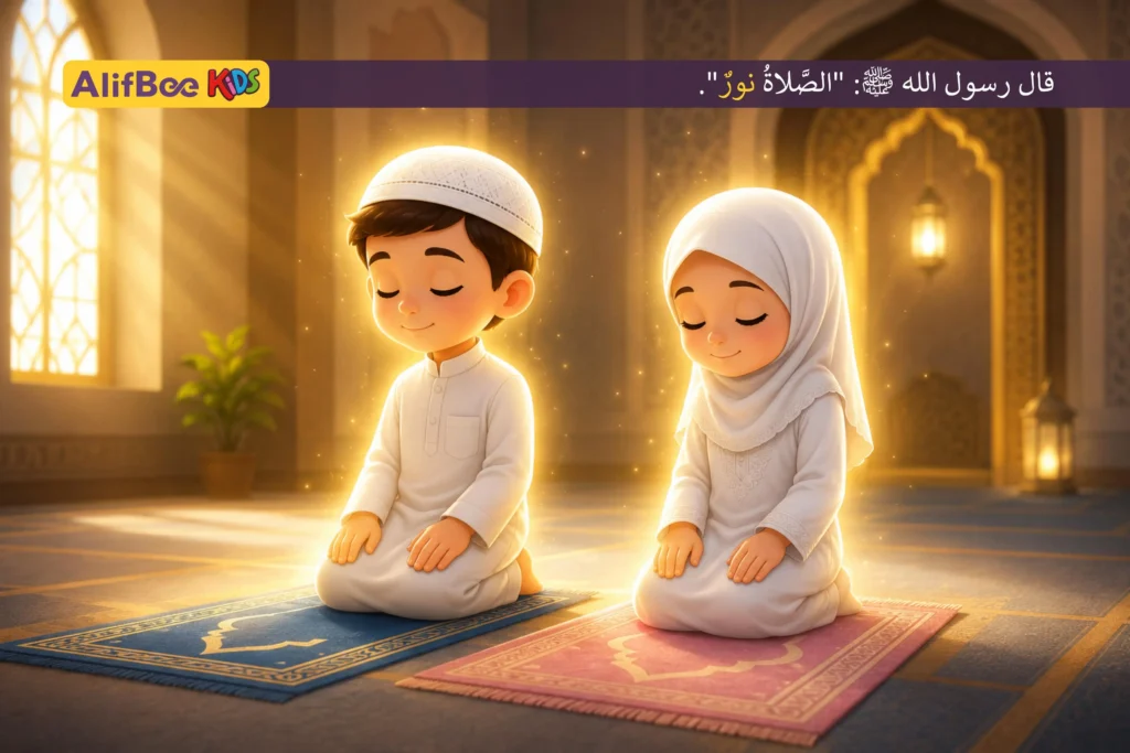 حديث عن الصلاة للأطفال: كيف نغرس حب الصلاة في قلوب أبنائنا؟ 1 حديث عن الصلاة للأطفال - 1