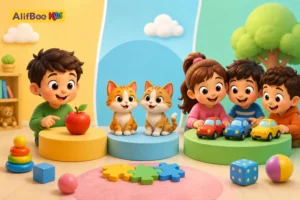 مدونة AlifBee للأطفال 2 شرح المثنى والجمع للأطفال