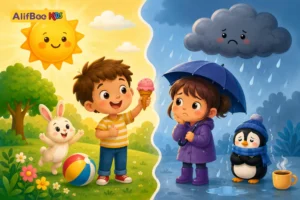 مدونة AlifBee للأطفال 1 طرق تعليم الأضداد للأطفال بأسلوب ممتع