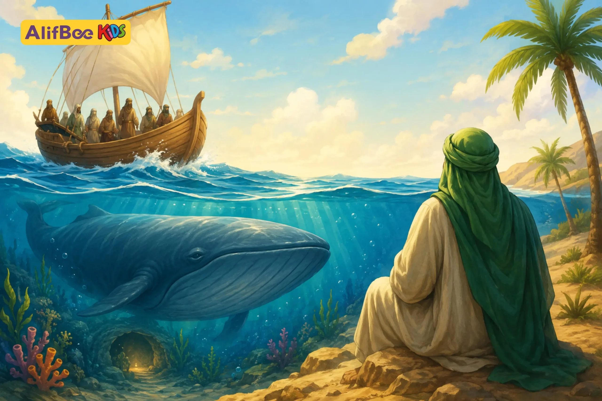قصة النبي يونس للأطفال