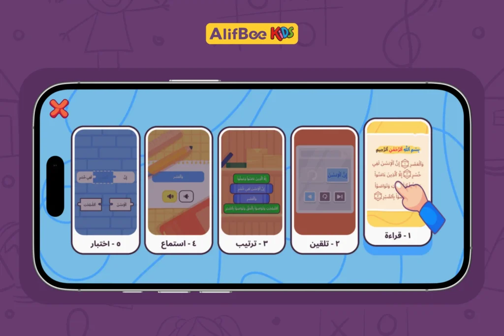 تعليم سورة العصر للأطفال: الحفظ السهل والتفسير المبسط خطوة بخطوة. 2 تعليم_سورة_العصر_للأطفال_2