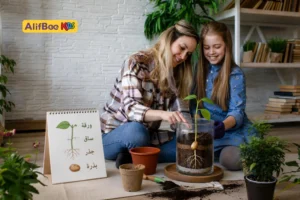 parts of a plant in Arabic