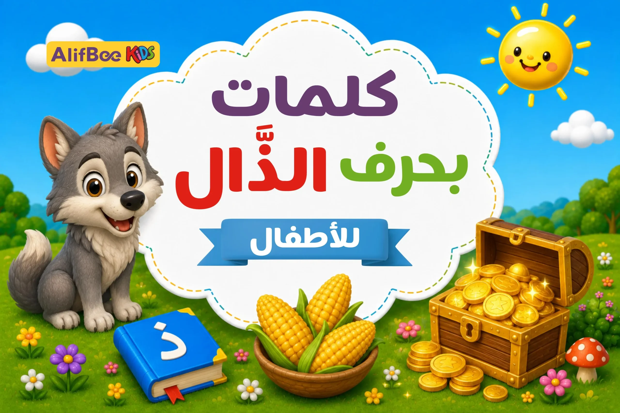 كلمات بحرف الذال للأطفال