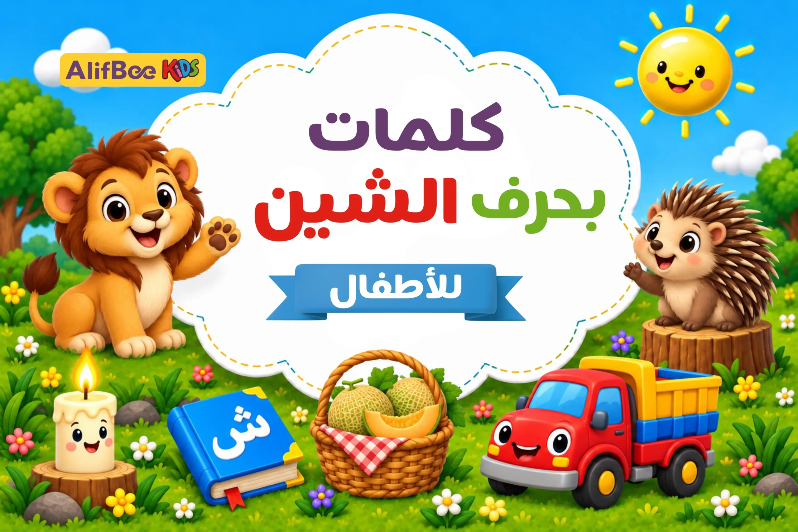كلمات بحرف الشين للأطفال