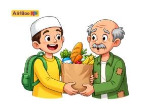حديث عن الصدقة للأطفال